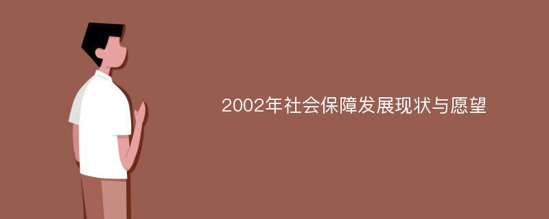 2002年社会保障发展现状与愿望